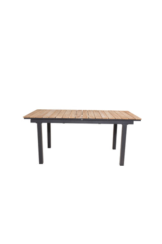 Venture Home Mexico Bord 180/240 - Svart/Teak