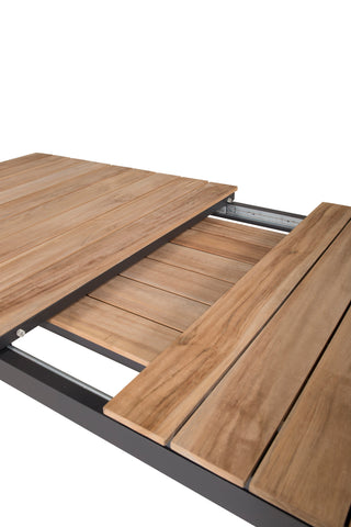 Venture Home Mexico Bord 180/240 - Svart/Teak