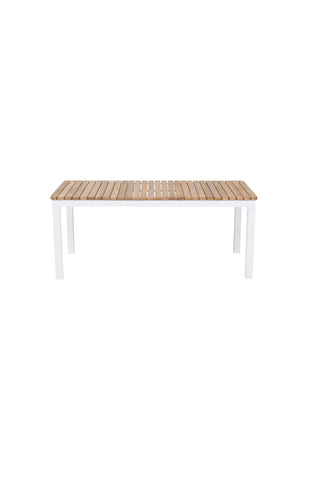 Brasilia Soffbord - Vit/Teak
