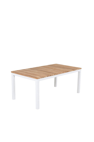 Brasilia Soffbord - Vit/Teak