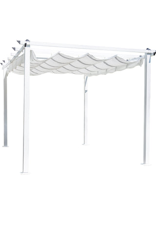 Lazio Pergola - Vit Alu / Vit tyg