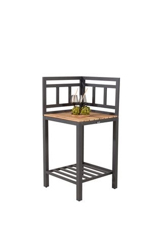 Mexico Utekök - Hörndel - Svart Alu / Teak