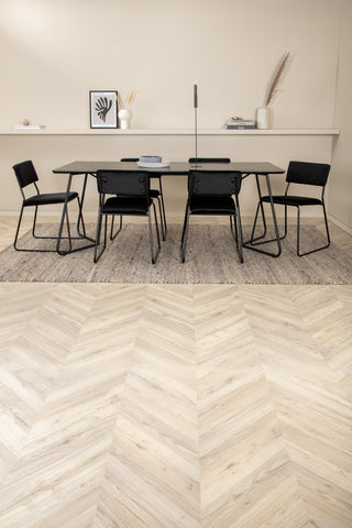 Venture Home Petra Matbord , Svart Svart Faner+Kenth Stol , Svart Svart Sammet_6