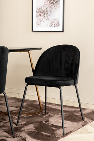 Venture Home Petra Matbord , Distressed Copper Black Faner+Wrinkles Dining Chair , Black Ben , Black Velvet_6