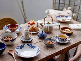 Camelliatallrik, Blå, Porslin