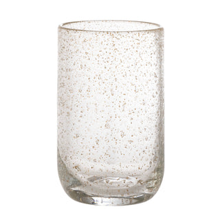 Bubblor dricksglas, klart, glas
