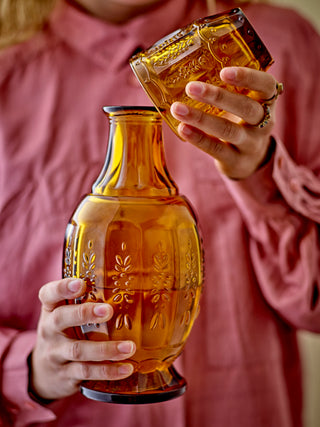 Theon Karaff & Glas, Brun, Glas