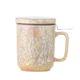 Yuma mugg m/lock och sil, natur, stengods