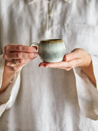 Paula Espressokopp, Grå, Stengods