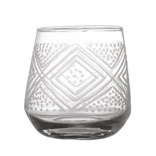 Kiyomi dricksglas, klart, återvunnet glas