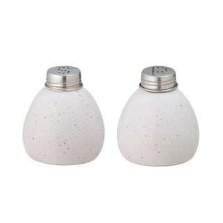 Carmelo Salt & Peppar Shaker Set, vit, stengods