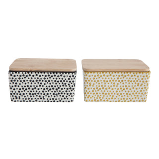 Poppy Butter Box, Svart, Stengods