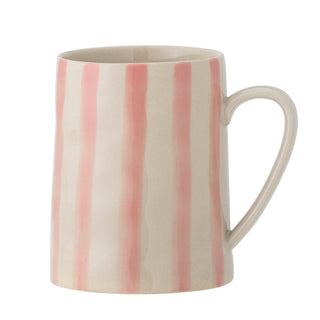 Begoniamugg, Rose, Stengods