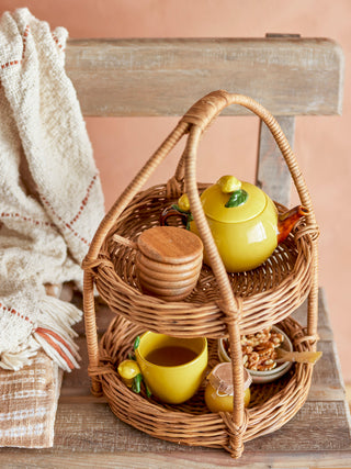 Limonekopp, gul, stengods