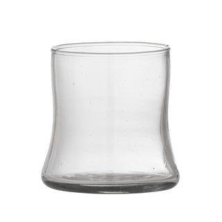 Florentinskt dricksglas, klart, återvunnet glas
